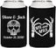 Personalized Wedding Can Coolers - Mr And Mrs Sugar Skull | 205