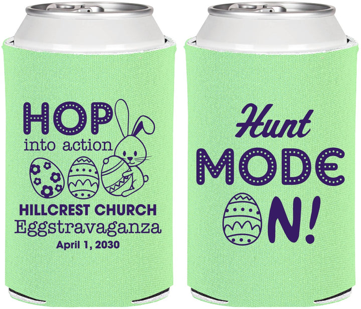 Personalized Easter Can Coolers - Hunt Mode On Bunny | 210000