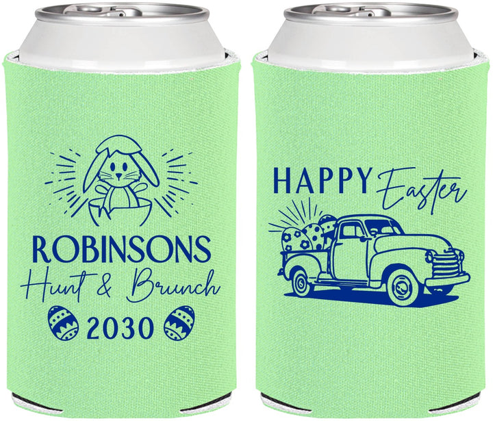 Personalized Easter Can Coolers - Hunt And Brunch Bunny | 210013