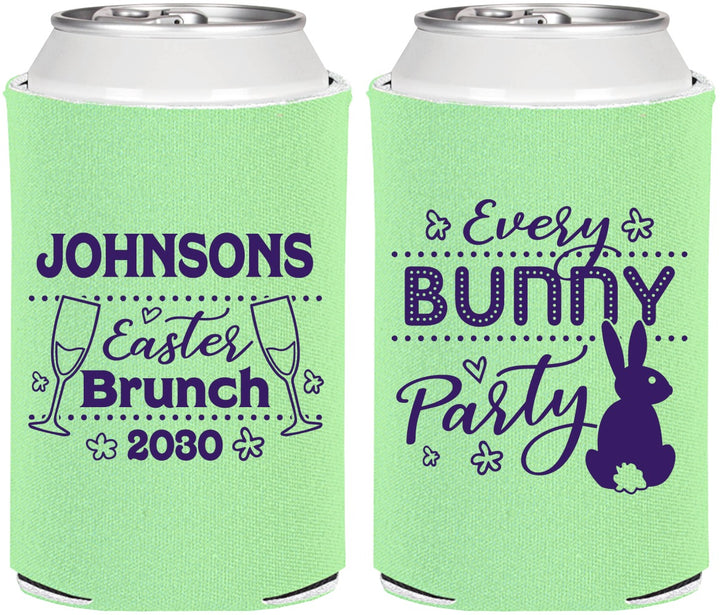 Personalized Easter Can Coolers - Every Bunny Party | 210016