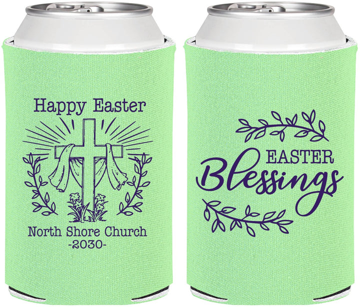 Personalized Easter Can Coolers - Blessings Church | 210020
