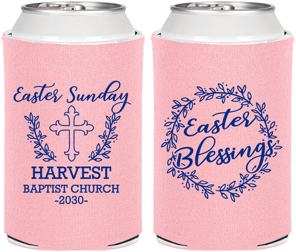 Personalized Easter Can Coolers - Easter Sunday Church | 210023