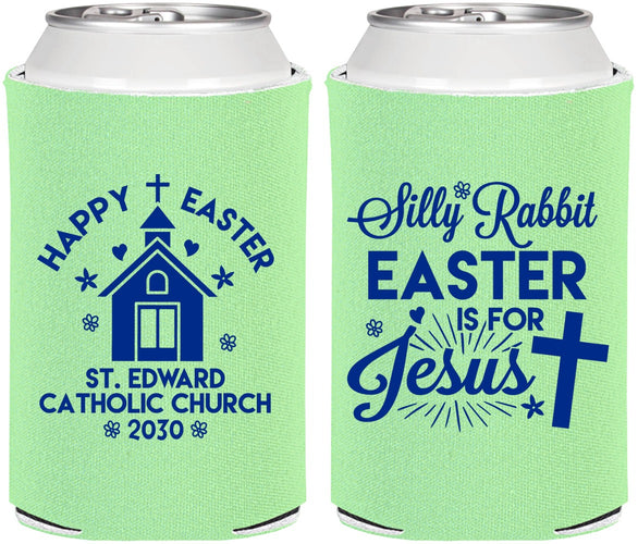 Personalized Easter Can Coolers - Silly Rabbit | 210025
