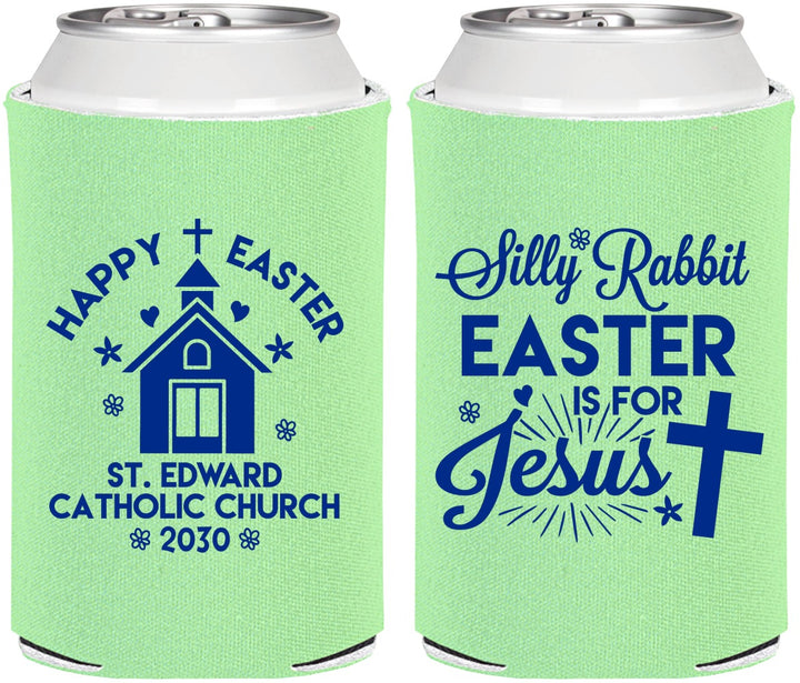 Personalized Easter Can Coolers - Silly Rabbit | 210025