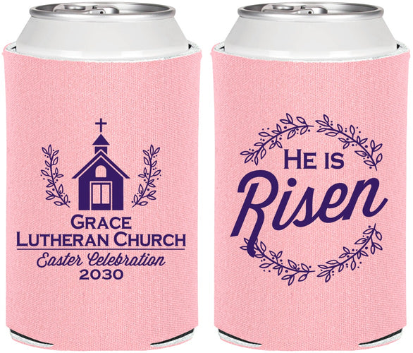 Personalized Easter Can Coolers - He Is Risen | 210026