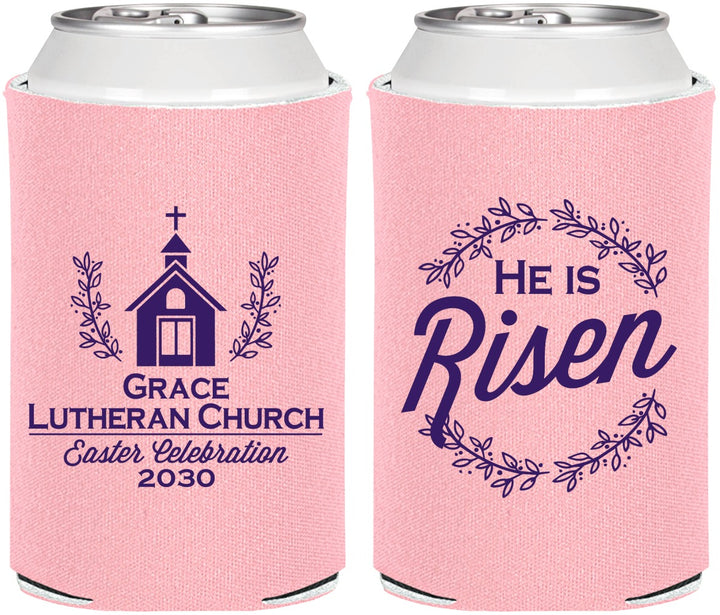 Personalized Easter Can Coolers - He Is Risen | 210026