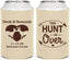 Personalized Wedding Can Coolers - The Hunt Is Over Deer | 220