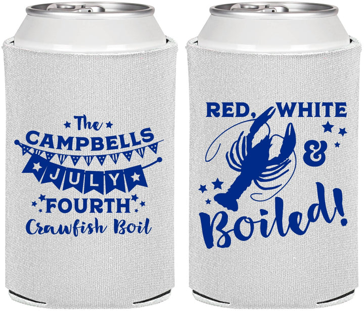Personalized 4th Of July Can Coolers - Crawfish Boil | 220013