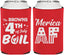 Personalized 4th Of July Can Coolers - Merica Af | 220014