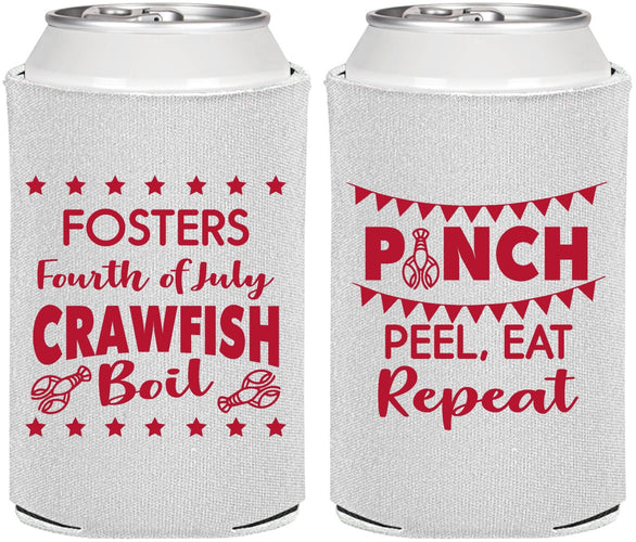Personalized 4th Of July Can Coolers - Crawfish Boil | 220016