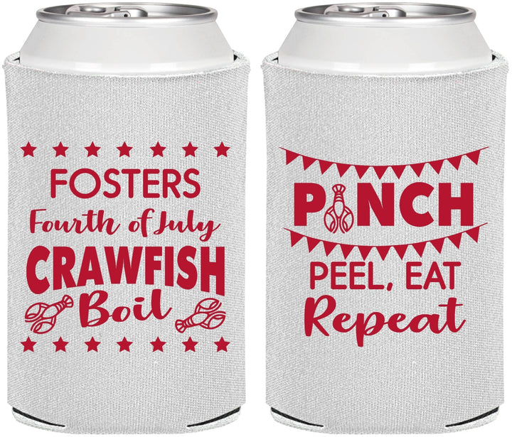 Personalized 4th Of July Can Coolers - Crawfish Boil | 220016