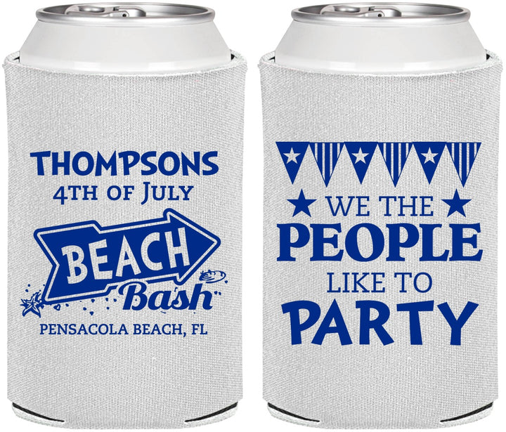 Personalized 4th Of July Can Coolers - We The People | 220025