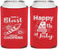 Personalized 4th Of July Can Coolers - Fireworks | 220046