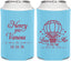 Personalized Wedding Can Coolers - Hot Air Balloon | 225