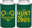 Personalized Wedding Can Coolers - The Hunt Is Over Duck | 227