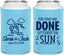 Personalized Wedding Can Coolers - Vows Are Done Cruise | 229