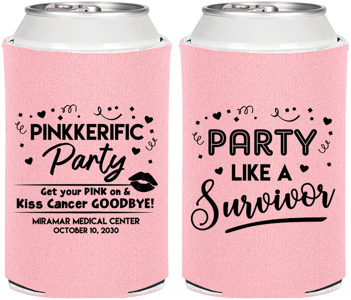 Personalized Awareness Can Coolers - Party Like A Survivor | 230003