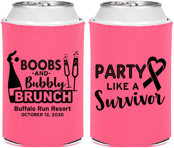 Personalized Awareness Can Coolers - Party Like A Survivor | 230006