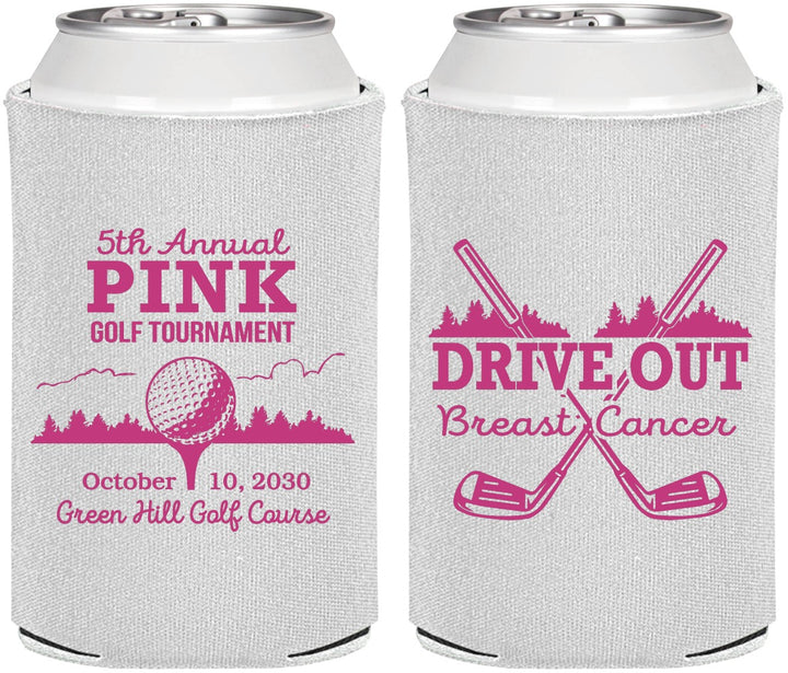 Personalized Awareness Can Coolers - Gold Drive Out | 230017