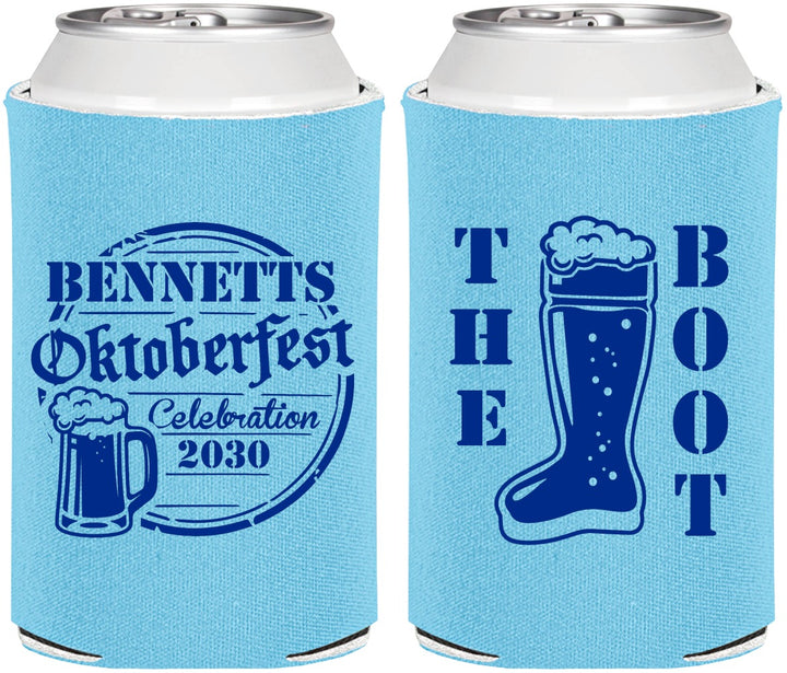 Personalized Oktoberfest Can Coolers - Boot | 240004