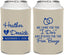 Personalized Wedding Can Coolers - I Do Free Booze | 243