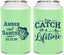 Personalized Wedding Can Coolers - Catch Of A Lifetime Fish | 246