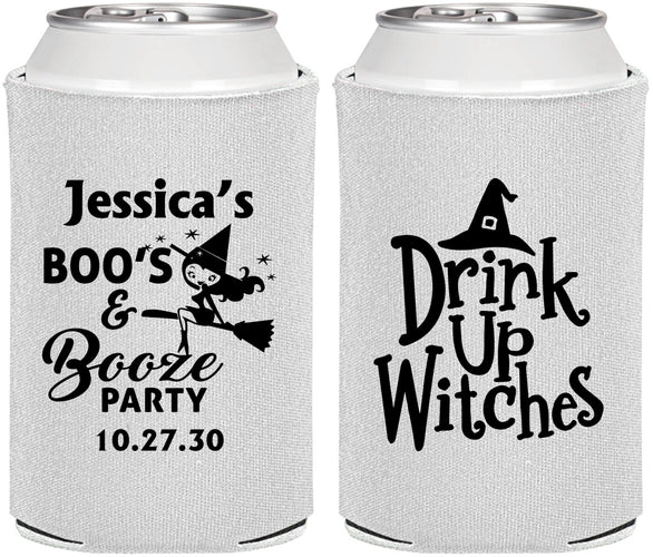 Personalized Halloween Can Coolers - Drink Up Witches | 250001