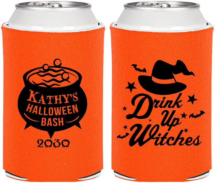 Personalized Halloween Can Coolers - Drink Up Witches | 250004