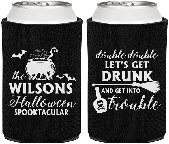 Personalized Halloween Can Coolers - Witch | 250011