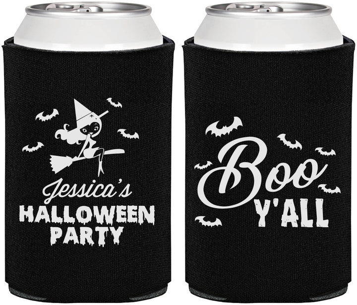 Personalized Halloween Can Coolers - Witch Boo | 250015