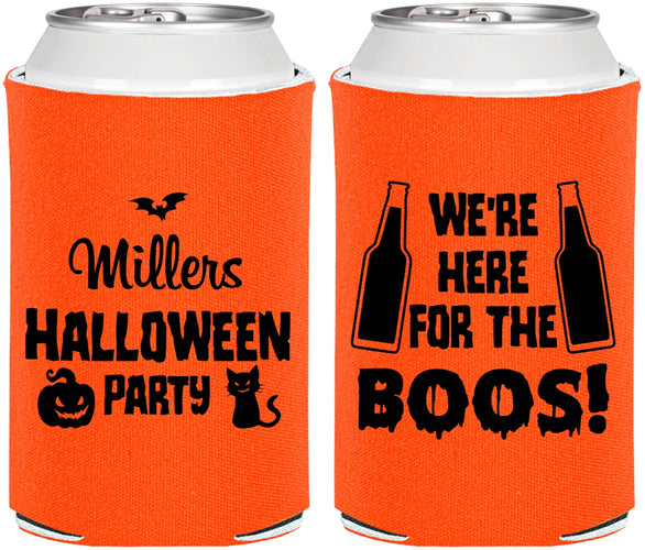 Personalized Halloween Can Coolers - Boo | 250016