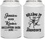 Personalized Halloween Can Coolers - Skeleton | 250017
