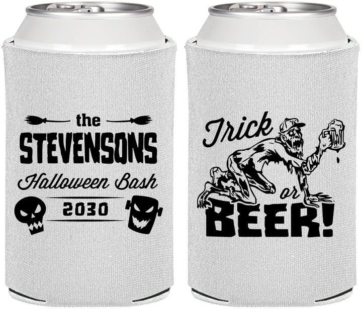 Personalized Halloween Can Coolers - Trick Or Beer | 250021