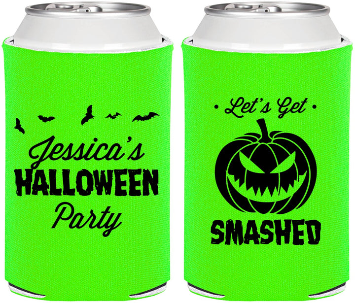 Personalized Halloween Can Coolers - Pumpkin | 250030