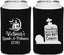 Personalized Halloween Can Coolers - Haunted House | 250031