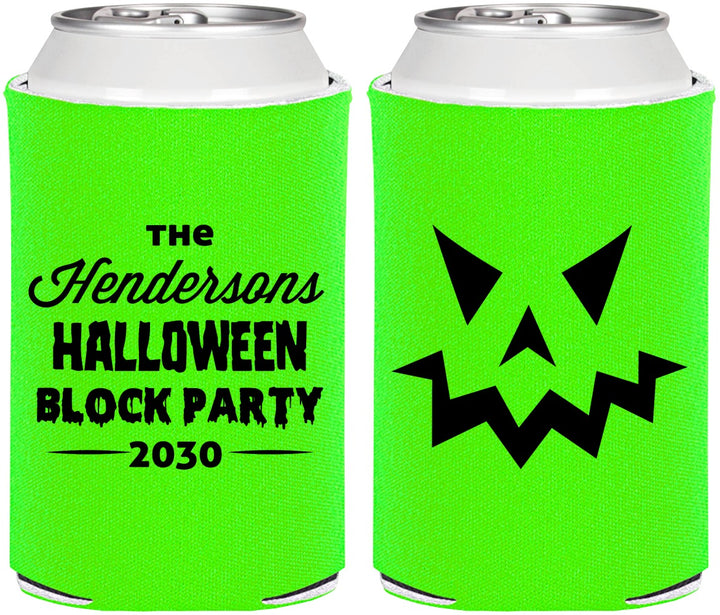 Personalized Halloween Can Coolers - Pumpkin | 250034