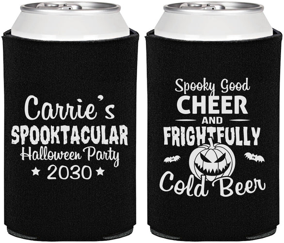 Personalized Halloween Can Coolers - Pumpkin | 250035