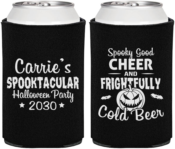 Personalized Halloween Can Coolers - Pumpkin | 250035