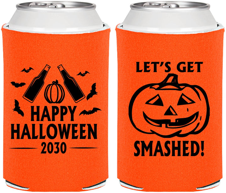 Personalized Halloween Can Coolers - Lets Get Smashed | 250036