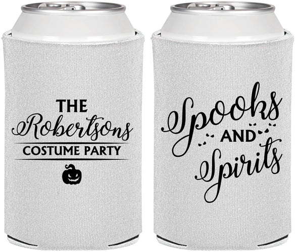 Personalized Halloween Can Coolers - Spooks Spirits | 250037