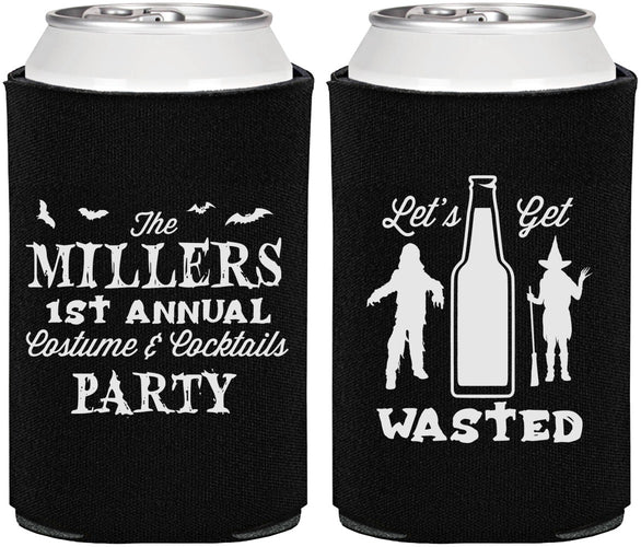 Personalized Halloween Can Coolers - Werewolf Witch | 250039