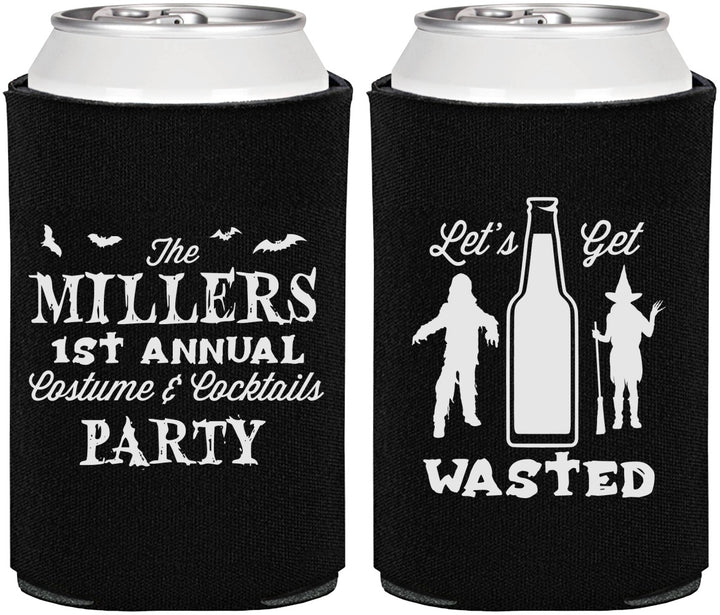 Personalized Halloween Can Coolers - Werewolf Witch | 250039
