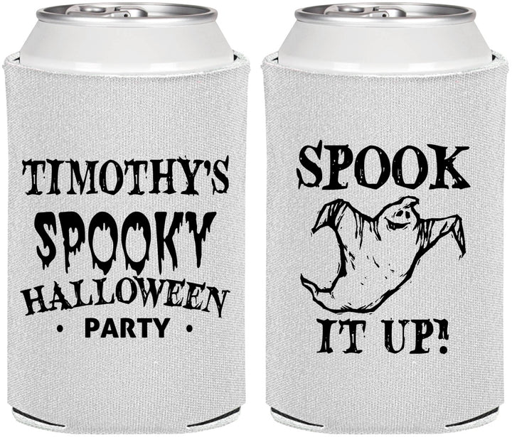 Personalized Halloween Can Coolers - Ghost | 250045