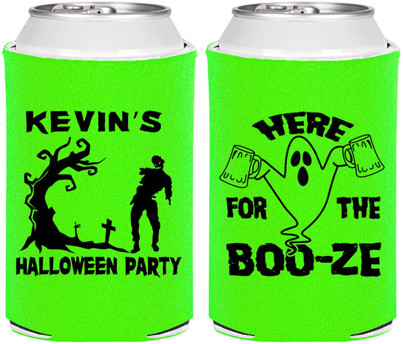 Personalized Halloween Can Coolers - Ghost | 250046