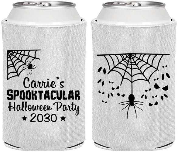 Personalized Halloween Can Coolers - Spooktacular | 250049
