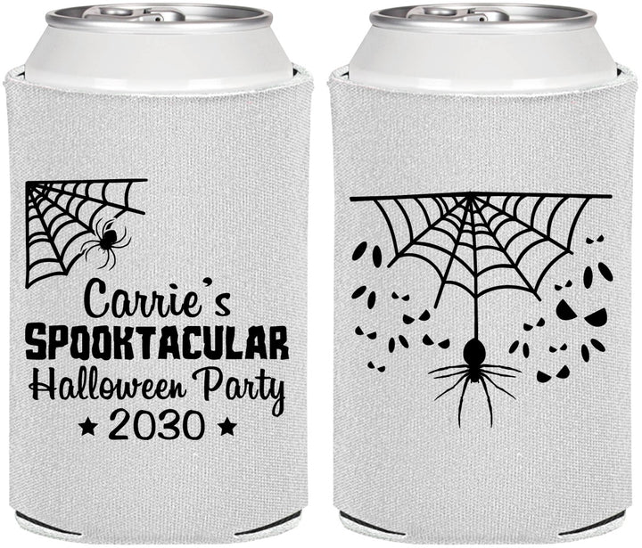 Personalized Halloween Can Coolers - Spooktacular | 250049