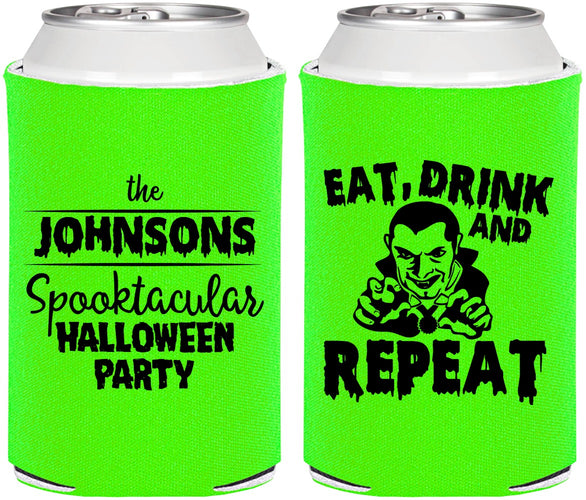 Personalized Halloween Can Coolers - Dracula | 250062