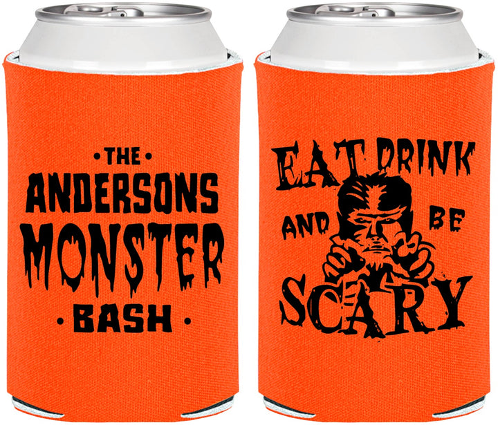 Personalized Halloween Can Coolers - Werewolf Monster | 250064