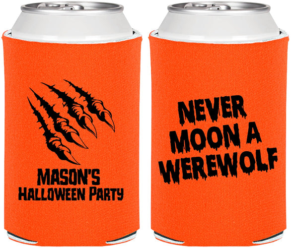 Personalized Halloween Can Coolers - Werewolf | 250068