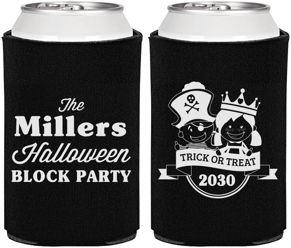 Personalized Halloween Can Coolers - Trick Or Treat | 250079